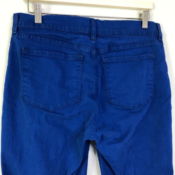 NYDJ Lift Tuck Ankle Jegging Jeans Cobalt Blue Size 10 - Picture 4 of 15